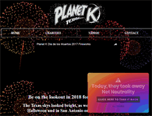Tablet Screenshot of planetktexasfireworks.com